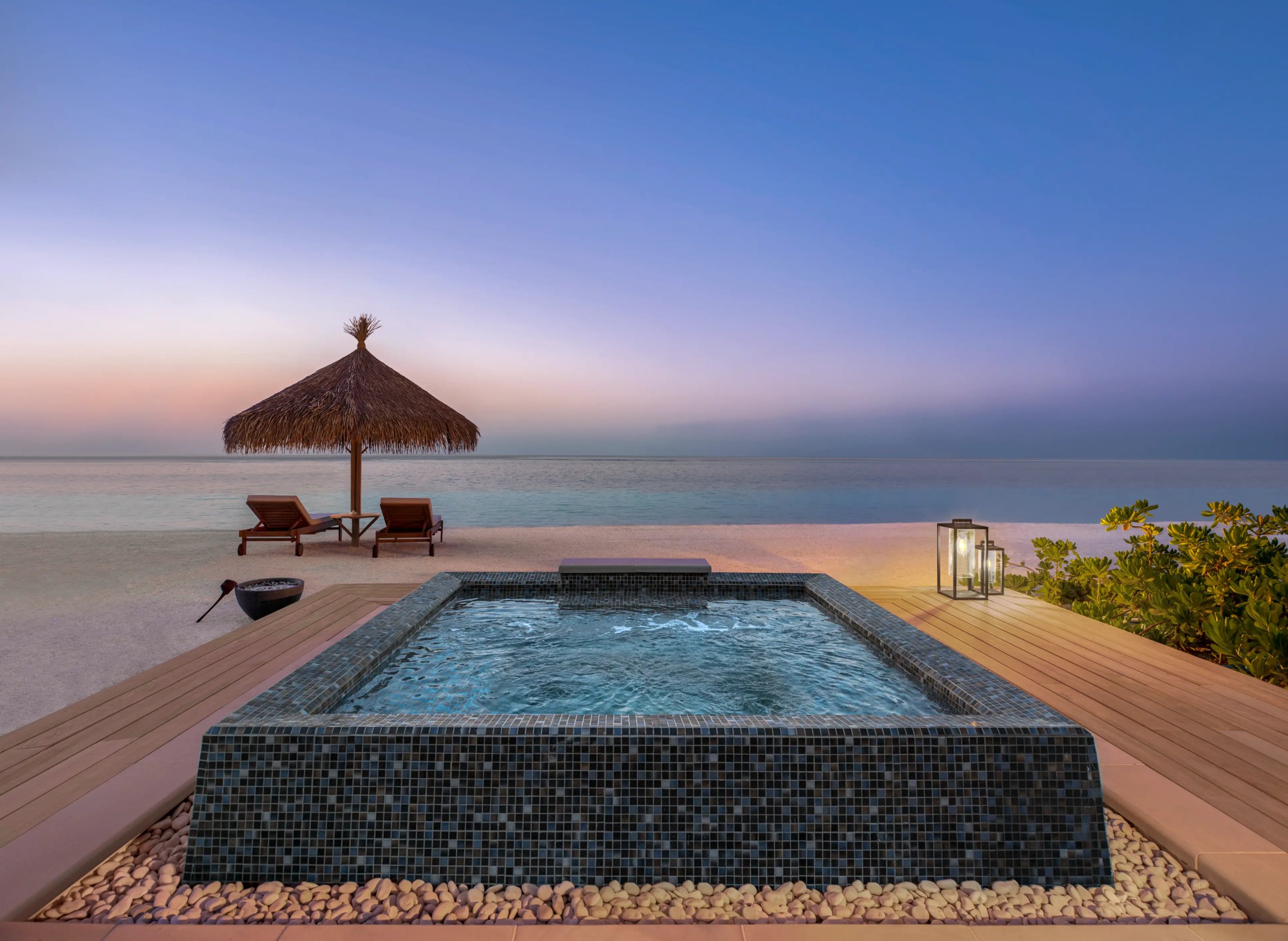 Two Bedroom Grand Beach Villa with Pool at Waldorf Astoria Maldives Ithaafushi, view 3